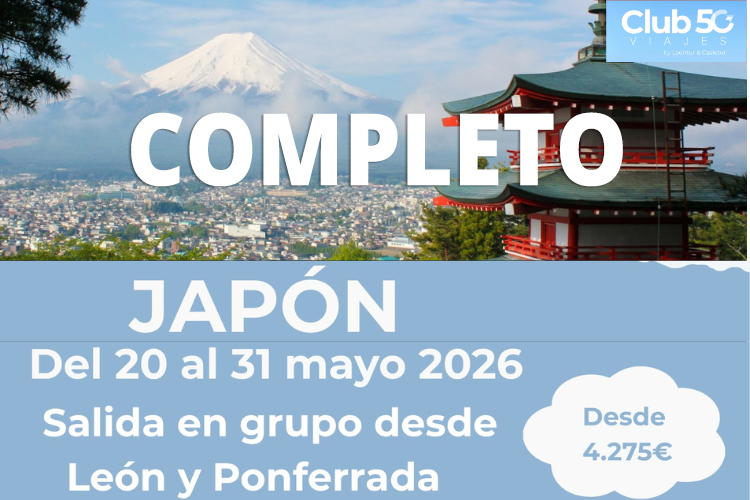 Grupo Club 50 Japón Mayo 2026