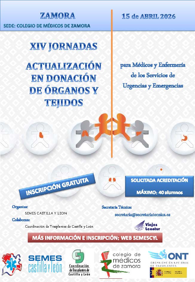 XIV Jornadas Actualización Donación de Órganos y Tejidos