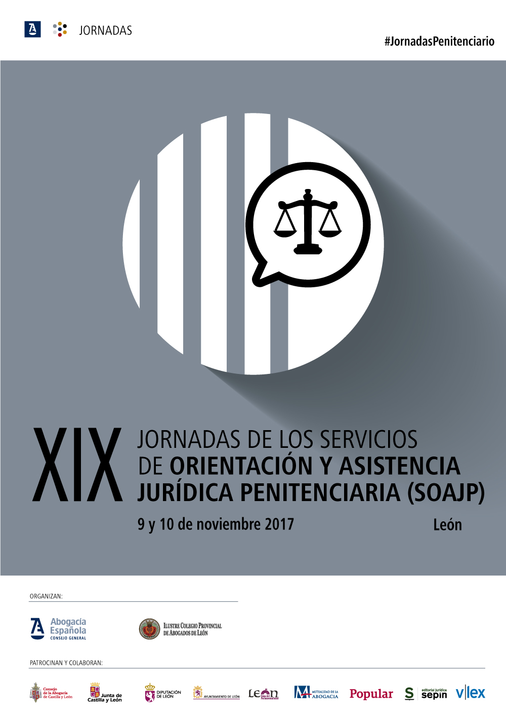 XIX Jornadas de los Servicios de Orientación y Asistencia Jurídica Penitenciaria (SOAJP)