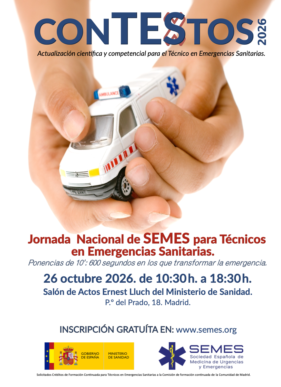 Jornada Nacional de SEMES para Técnicos en Emergencias Sanitarias
